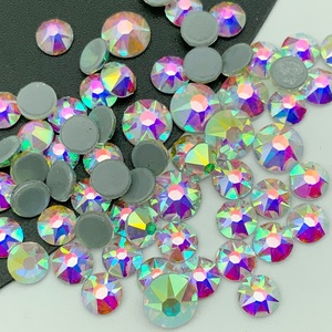 16 Facetas 5mm Diamantes de imitación Cristal Hot Fix Rhinestone Ss20 Cristal <span class=keywords><strong>AB</strong></span> - Product Image 5