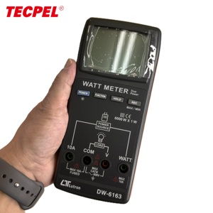 Medidor de Potencia DW-6163, Clase 0.5 de Precisión, True RMS, con Función de Retención de Datos para Voltaje/Corriente, Salida de 10A - Product Image 4