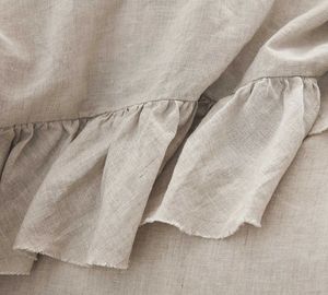 Parure <span class=keywords><strong>de</strong></span> lit 100 % <span class=keywords><strong>lin</strong></span> français <span class=keywords><strong>lavé</strong></span> avec franges et volants, <span class=keywords><strong>housse</strong></span> <span class=keywords><strong>de</strong></span> <span class=keywords><strong>couette</strong></span> <span class=keywords><strong>en</strong></span> <span class=keywords><strong>lin</strong></span> – Vente chaude directe usine - Product Image 2
