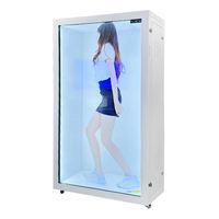Écran tactile LCD transparent 3D de 49 pouces avec fonction de recherche d'itinéraire pour la publicité dans les magasins de détail, les centres commerciaux, les ascenseurs et les métros