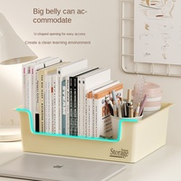 Organisateur de livres et de sacs à dos moderne sous table, solution de rangement mobile à roulettes pour dortoirs d'étudiants et salons