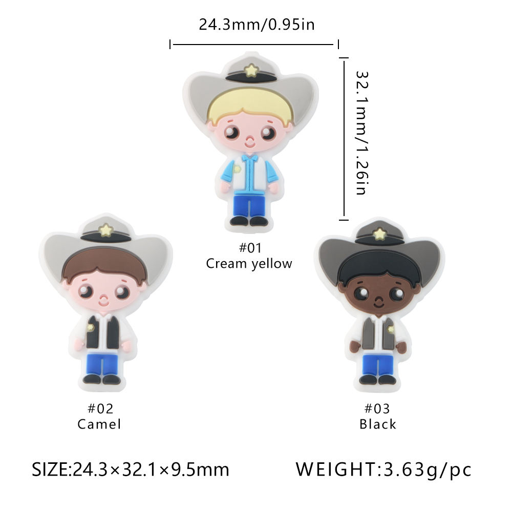 Boy Focal Bead Mix SA278