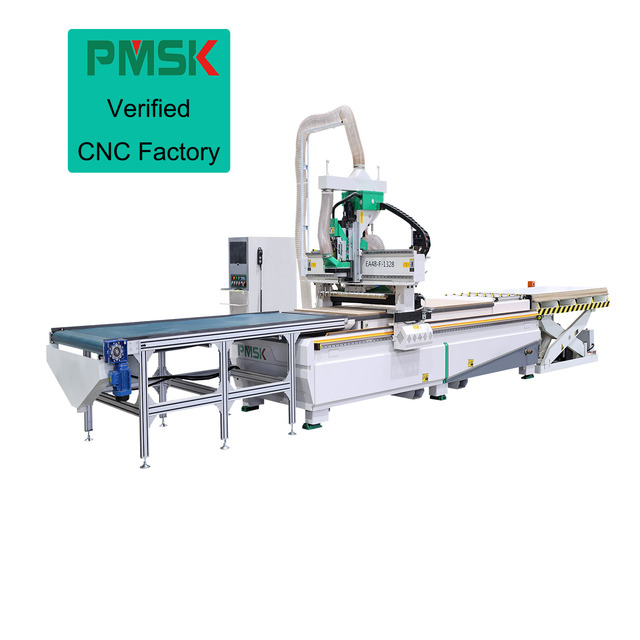 China Factory Cheap 1325 Atc Cnc Router Manufacturer With Automatic Loading and Unloading