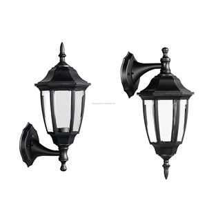 P341 E27 Lampholder Traditional Style IP44 PC Diffuser Waterproof Garden Patio <strong>Coach</strong> Vintage Wall Lantern Outdoor <strong>Light</strong> - Product Image 3