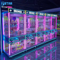 Vente en gros usine : Grande machine à griffes commerciale colorée, à monnayeur, pour peluches, de type arcade