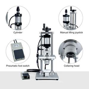 Máquina Selladora de Botellas de Vidrio Neumática Semiautomática de Escritorio, Máquina Tapadora Neumática para Perfumes Pequeños - Product Image 4