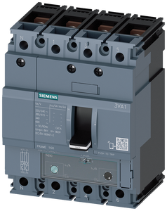เคส160A 3VA1 Siemens MCCB 690V ตัวตัดวงจรป้องกันแม่เหล็กความร้อนสำหรับการกระจายพลังงานในอุตสาหกรรม - Product Image 1