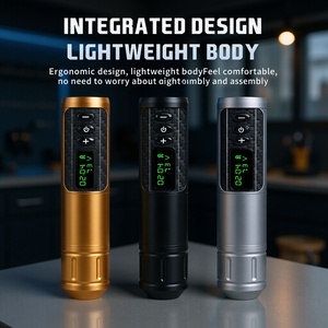 Yuanyun Aofeier - Pluma de Tatuaje Inalámbrica con Pantalla LED, Longitud de Aguja Ajustable, Máquina de Maquillaje Permanente - Product Image 2