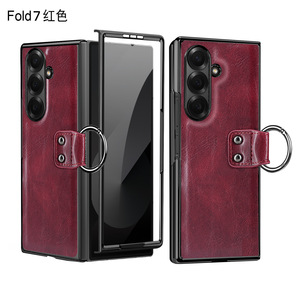 Fashion Z Fold/Flip Case with Ring, Built-in Screen & Lens <b>Protector</b> Leather <b>Cover</b> - Product Image 2