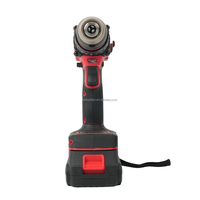 Perceuse-visseuse à percussion sans fil 21V sans balais, 3 fonctions, vitesse variable, lumière LED, personnalisable, support OEM, batterie incluse