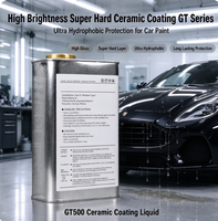 Revêtement liquide pour voiture super hydrophobe à haute luminosité de qualité supérieure GT500 pour le detailing de la peinture automobile OEM ODM