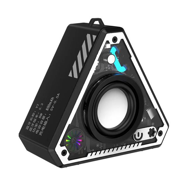 Economical Price Desktop Outdoor Creative Portable Subwoofer Wireless Sound Box Super Bass BT Speaker With Rgb Light