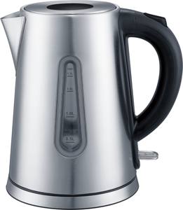 <span class=keywords><strong>Hervidor</strong></span> Eléctrico Inalámbrico Moderno de Acero Inoxidable de 1.7L con Controles Mecánicos, Apagado Automático y Función para Mantener Caliente - Product Image 1