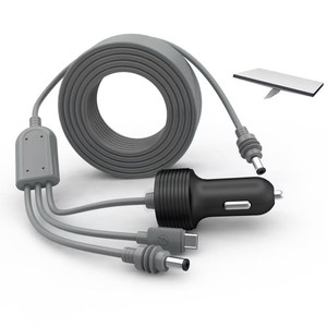 Mini cordon d'alimentation CC avec joint d'étanchéité, chargeur de voiture 12V 60W à charge rapide, adaptateur allume-cigare un vers trois - Product Image 4