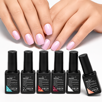 Fengshangmei 12ml Vernis à ongles en gel UV 3 étapes, auto-nivelant, non toxique, écologique, certifié MSDS, en bouteille, durcissement LED