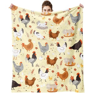 Manta de Franela con Diseño de Patchwork para Otoño, OEM/ODM, Resistente a la Decoloración, Ligera, para Cama, Sofá, Sillón, con Impresión Personalizada - Product Image 5