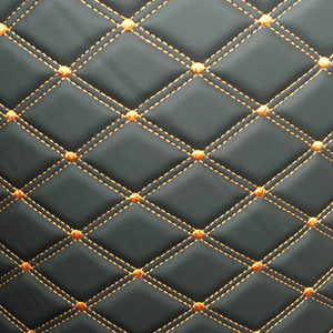 Artificial acolchado tela de imitación de cuero cubierta de asiento de coche de Material para la alfombra del coche - Product Image 5