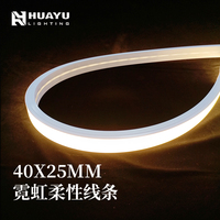 4025 Bandes lumineuses LED néon de qualité commerciale robustes, à grand profil transversal, à paroi épaisse, résistantes aux chocs et de qualité supérieure