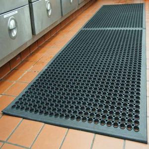 Tapis de cuisine antidérapants en caoutchouc avec trous de drainage commerciaux - Product Image 2