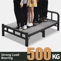 Lit pliant simple et élégant, cadre en métal, moderne, essentiel pour les appartements et les dortoirs pour adultes
