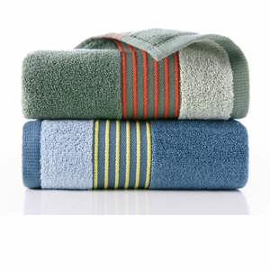 Serviette de bain en coton peigné de qualité supérieure avec bordure Dobby, couleur personnalisée, serviette de bain en coton de luxe - Product Image 3