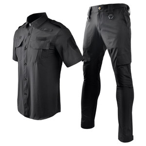 Uniforme Estiva Unisex Fronter per Guardie di Sicurezza, Antipolvere, Manica Corta, Asciugatura Rapida, 100% Poliestere, con Rilevamento Ago - Product Image 2