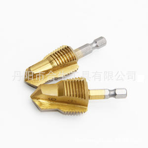 Broca escalonada de tres filos Mr Drill con vástago hexagonal de 4-6 mm para alargamiento de tuberías PPR - Product Image 3