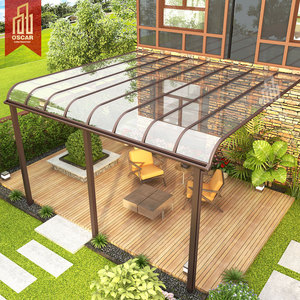 Toldo <span class=keywords><strong>para</strong></span> Exteriores, Protección Solar y contra la Lluvia, <span class=keywords><strong>para</strong></span> <span class=keywords><strong>Casa</strong></span> o Gazebo, Láminas <span class=keywords><strong>de</strong></span> Policarbonato, Cubierta <span class=keywords><strong>de</strong></span> Aluminio - Product Image 3
