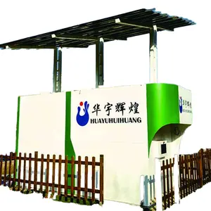 Factory Direct Sales 10 m3/d solar panel mbr membrane bioreactor High Efficient Package Wastewater Treatment Plants