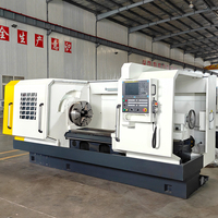 Machine à fileter les tuyaux CNC automatique QK1332, grande capacité de perçage pour le traitement des tuyaux d'huile et de gaz, fabricant chinois