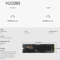 Fabricant d'origine 970EVO Plus 1 To 2 To 4 To M.2 2280 Disque dur Ssd interne SSD Nvme pour ordinateur de bureau de jeu