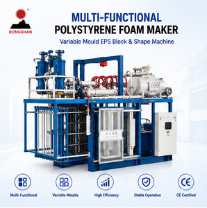 Machine multifonctionnelle pour la fabrication de mousse de polystyrène - Machine à mouler et à former des blocs et des formes en EPS - Product Image 1