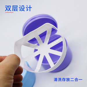 Golden Light Dental Tooth Holder 5cm PP <b>Plastic</b> Portable Storage Box For Baby Teeth And Orthodontic Retainer - Product Image 3