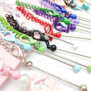 B3007 Nouveauté très demandée : Accessoires de décoration pour gobelets, chaînes et <span class=keywords><strong>breloques</strong></span> pour gobelets à barre, colorées, mignonnes, inoxydables et à perler - Product Image 6
