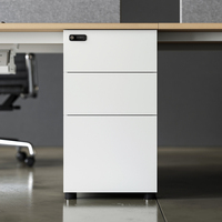Postes de travail modulaires Mingle pour personnel de bureau, bureau convertible en table en bois, cloison de bureau design pour usage en villa ou bureau