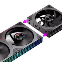 Ventilateur de boîtier PC ZeroMaster 120 mm ARGB Prism avec miroir infini, LED RGB PWM et roulement hydraulique pour châssis d'ordinateur de jeu - Vente en gros