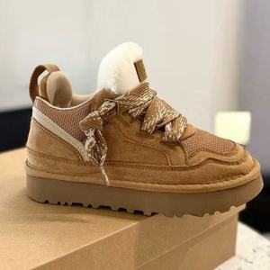 รองเท้าบูทหิมะคลาสสิกสำหรับฤดูหนาวแบบยูนิเซ็กซ์ ผลิตจากหนังแกะคุณภาพพรีเมียมเพื่อความสบายและความนุ่มที่เหนือกว่า รองเท้าสไตล์ UGGS สำหรับกิจกรรมกลางแจ้ง - Product Image 4