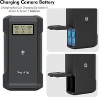 Batterie externe portable Suptig 10000mAh pour appareil photo et smartphone avec matériau PC/ABS