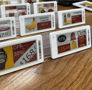 Étiquette de prix électronique Esl Display 2,9 pouces, technologie de changement automatique de prix avec affichage quadricolore, intégration Bluetooth et NFC - Product Image 1