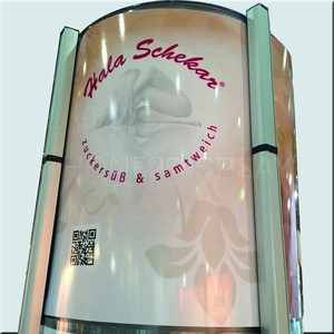 Columna Plegable <span class=keywords><strong>de</strong></span> Aleación <span class=keywords><strong>de</strong></span> Aluminio 20x20, Torre Espiral Modular Ligera y Portátil, Herramienta Publicitaria con Fondo LED para <span class=keywords><strong>Ferias</strong></span> Comerciales - Product Image 5