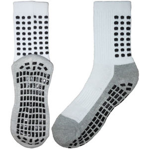 Factory Custom Sports Grip <b>Socks</b>, Basketball <b>Running</b> Football Crew <b>Socks</b> with Anti Slip Cushion Design - Product Image 2