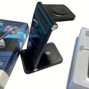 Chargeur sans fil 3 en 1 pour Android, station d'accueil pour différents téléphones portables, pour <span class=keywords><strong>iPhone</strong></span>, pour Watch 8 7 <span class=keywords><strong>6</strong></span> 5 4, pour <span class=keywords><strong>Airpods</strong></span> 3 Pro <span class=keywords><strong>2</strong></span> - Product Image 3