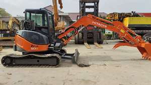 Hitachi ZX50 Mini pelleteuse sur chenilles de 5 tonnes d'occasion d'origine japonaise avec moteur central, boîte de vitesses, composants de roulements à vendre - Product Image 2