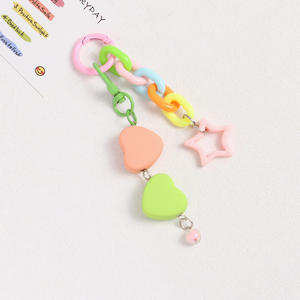 กระเป๋านักเรียนจี้รูปหัวใจน่ารักกระเป๋าเป้สะพายห<span class=keywords><strong>ล</strong></span>ังมีเสน่ห์และเครื่องประดับโลหะโลหะผสมพ<span class=keywords><strong>ล</strong></span>าสติกเหล็กแสดงความรัก - Product Image 4