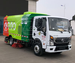 Camion de nettoyage routier intégré 5M3 conforme aux normes nationales, camion de lavage, balayage et aspiration pour l'entretien des routes urbaines - Product Image 6