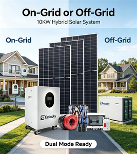 Système d'énergie solaire complet 5 kW 10 kW 20 kW 30 kW hybride avec panneaux et batterie domestiques - Product Image 4