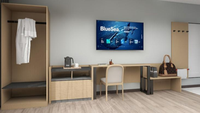 Heißer Verkauf Günstiger Preis Modernes Hotel-Schlafzimmermöbel-Set Einzel- und Doppelbettgestell & Kopfteil für Komplettes Zimmer