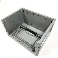Stockage en plastique déménagement Transport logistique roulement fourre-tout bacs caisse empilable boîte pliable