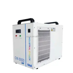 Cooling 80w Laser Engraver Machine Co2 Tube Cw-5200dg Water Chiller Industrial Cnc S&A Cw3000 Cnc Small Spindle Air Chiller