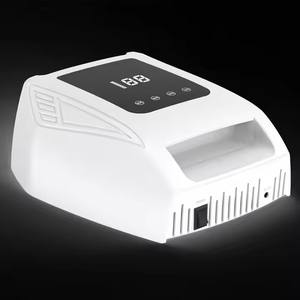 Lampe à ongles professionnelle 96W <span class=keywords><strong>Pro</strong></span> Cure UV LED blanche 15600mAh rechargeable sans fil sans fil avec plateau à base en métal - Product Image 3